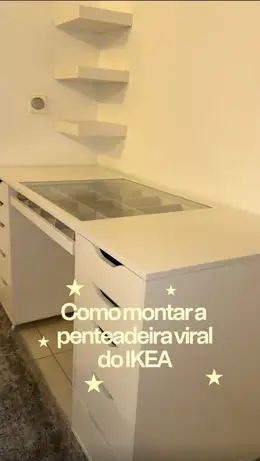 Capa do reel: Montando a penteadeira do IKEA