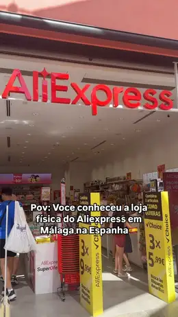 Capa do reel: Loja física do AliExpress