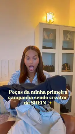 Capa do reel: Minha primeira campanha como creator SHEIN