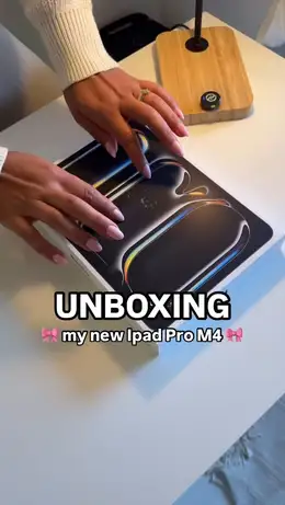 Capa do reel: Unboxing iPad Pro M4