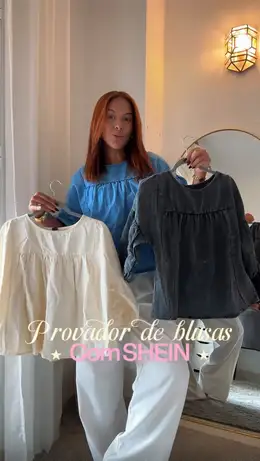 Capa do reel: Provador de blusas SHEIN