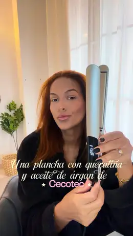 Capa do reel: Prancha Cecotec com queratina