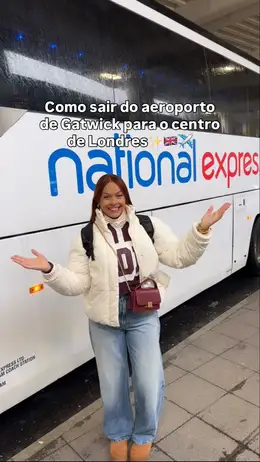 Capa do reel: Gatwick → Londres · National Express