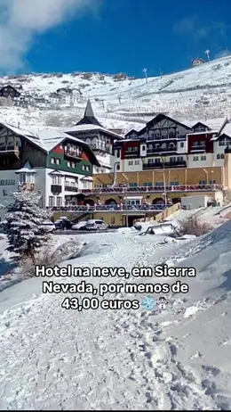 Reel cover: A hotel in the snow in Sierra Nevada for under €43