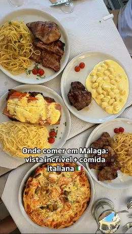 Amazing view + Italian food, Málaga