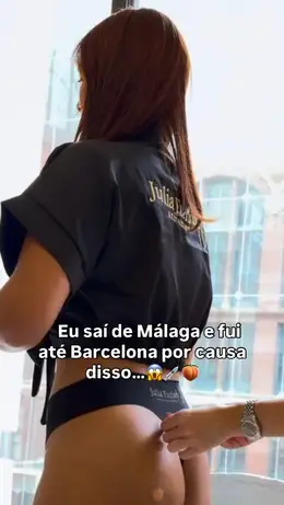 Capa do reel: Fui até Barcelona pela Dra. Júlia Furlan