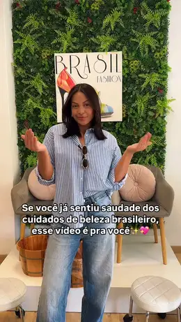 Capa do reel: Saudade dos cuidados de beleza brasileiros